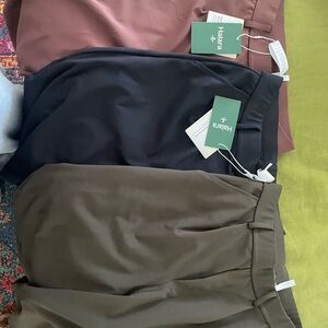 HALARA Women's Pants in Black, Brown, and Purple